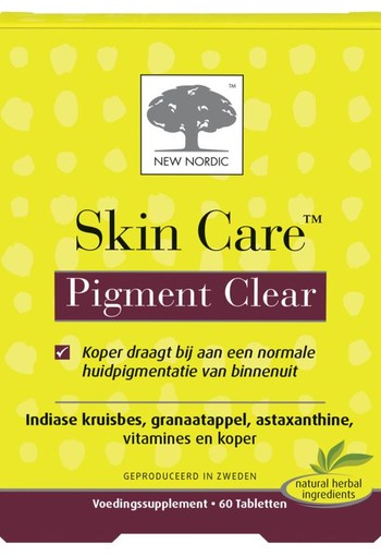 New Nordic Skin care pigment clear (60 Tabletten)