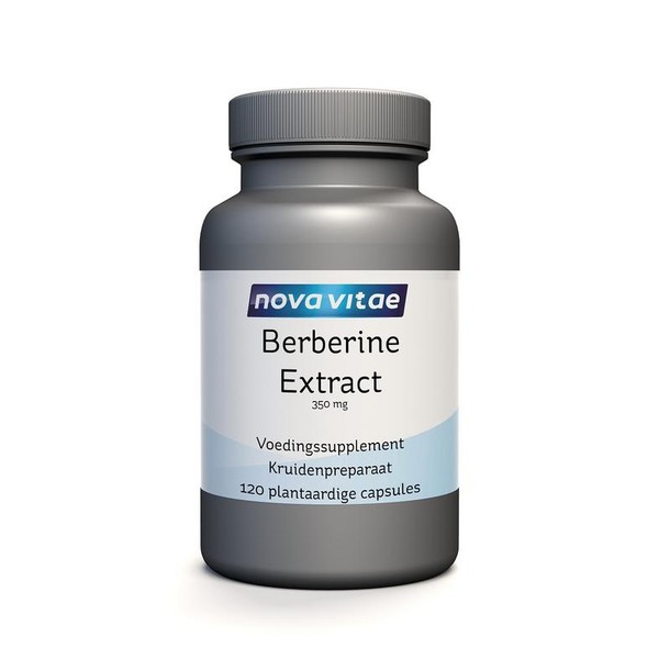 Nova Vitae Berberine HCI extract 350 mg (120 Vegetarische capsules)