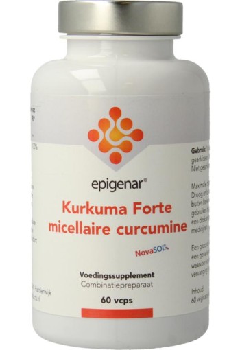 Epigenar Kurkuma forte micellaire curcumine (60 Vegetarische capsules)