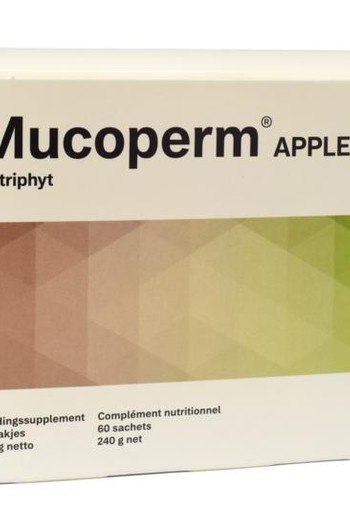 Nutriphyt Mucoperm apple+ (60 Zakjes)