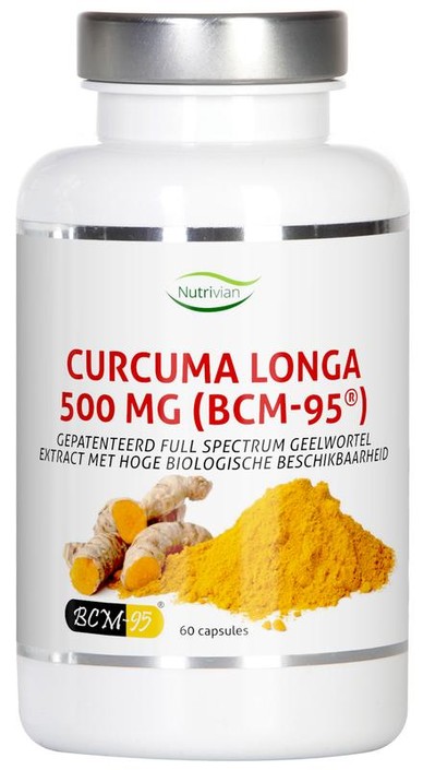 Nutrivian Curcuma longa 500mg bcm95 (60 Capsules)