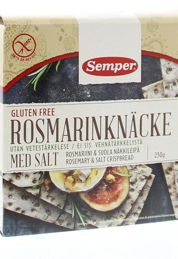 Semper Knackebrod rozemarijn zout (230 Gram)