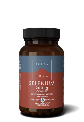 Terranova Selenium 200mcg complex (50 Vegetarische capsules)