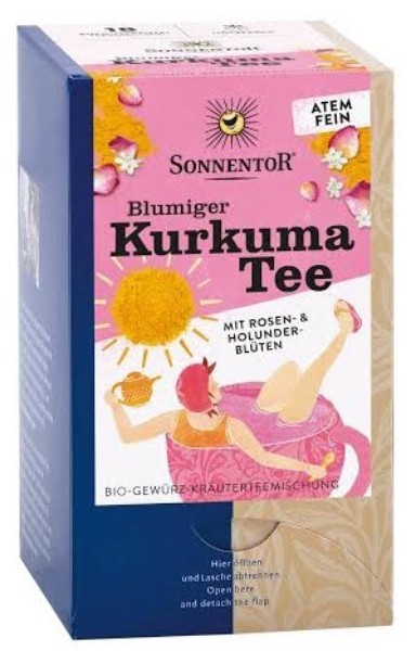 Sonnentor Bloemige kurkuma thee bio (18 Zakjes)