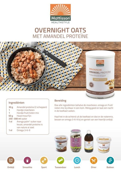 Mattisson Receptkaart A5 overnight oats (1 Stuks)