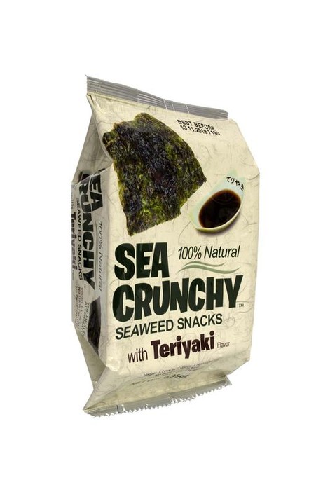 Sea Crunchy Nori zeewier snacks teriyaki (10 Gram)