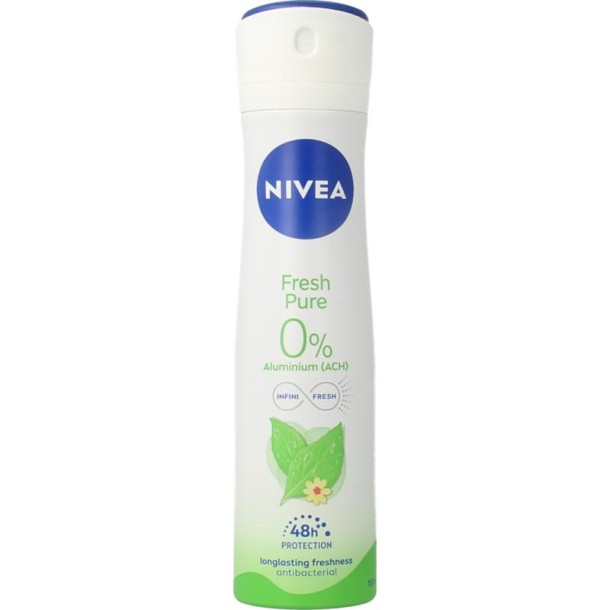 Nivea Deodorant spray fresh pure jasmine (150 Milliliter)
