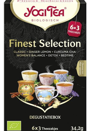 Yogi Tea Finest selection 3 x 6 stuks bio (18 Zakjes)