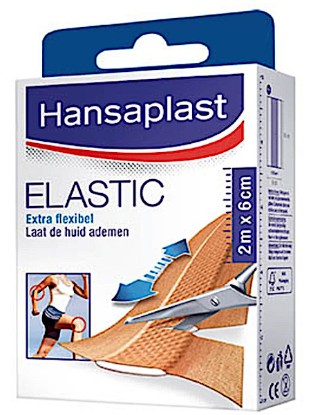 Hansaplast Elastic Pleisters - 2 m x 6 cm