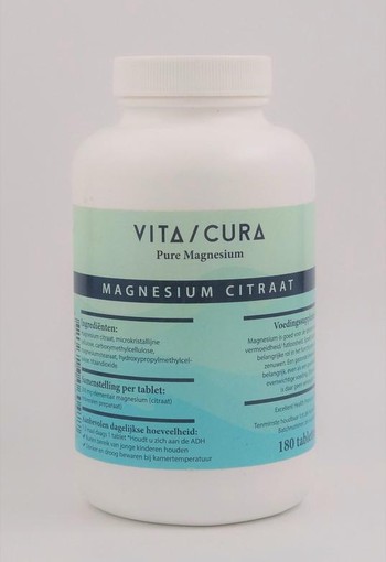 Vitacura Magnesium citraat 200 mg (180 Tabletten)