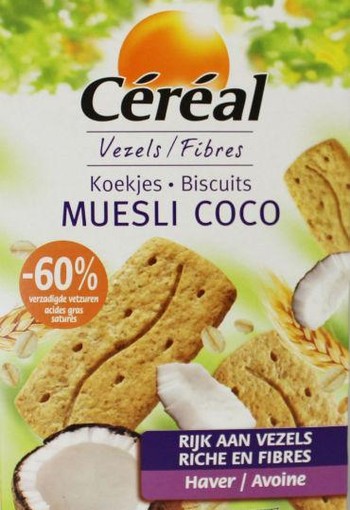 Cereal Koekjes muesli/cocos (200 Gram)