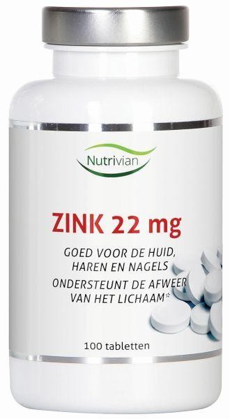 Nutrivian Zink methionine 22mg (100 Tabletten)