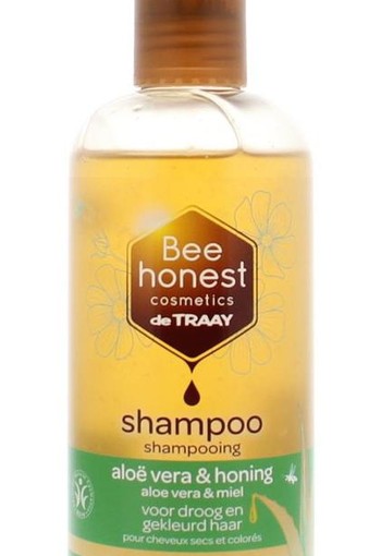 Traay Bee Honest Shampoo aloe vera / honing (250 Milliliter)