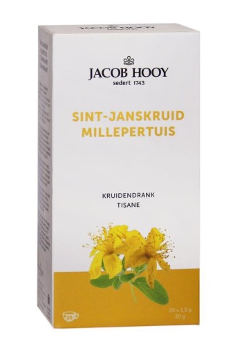 Jacob Hooy Sint Janskruid theezakjes gold (20 Zakjes)