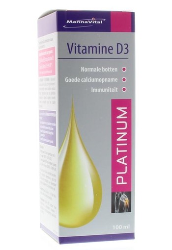 Mannavital Vitamine D3 platinum (100 Milliliter)