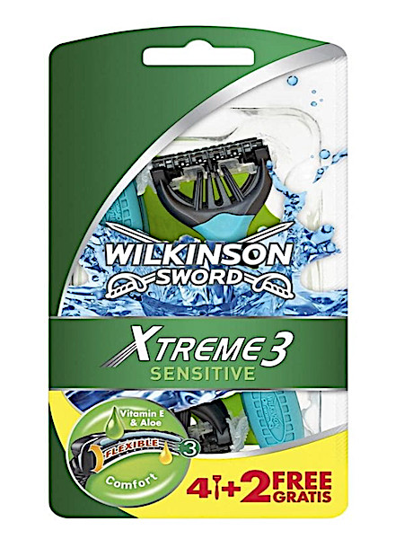 Wilkinson Sword Xtreme3 Sensitive Wegwerpscheermesjes 6 stuks