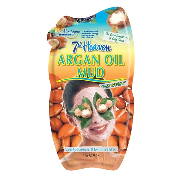 Montagne 7th Heaven gezichtsmasker argan oil mud (15 Gram)