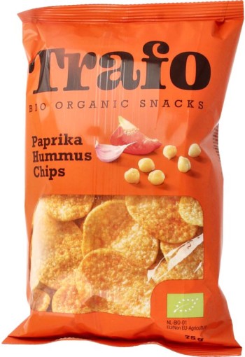 Trafo Hummus chips paprika bio (75 Gram)