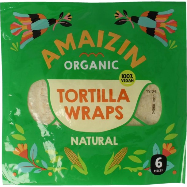 Amaizin Tortilla wraps bio (6 Stuks)