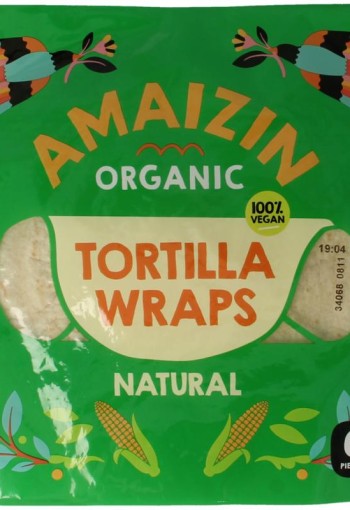 Amaizin Tortilla wraps bio (6 Stuks)