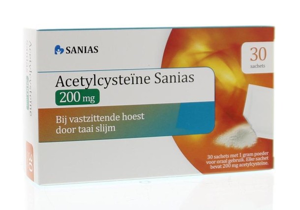 Sanias Acetylcysteine 200 mg (30 Sachets)