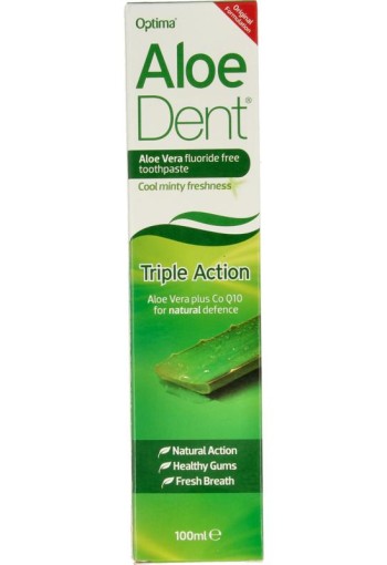 Optima Aloe dent aloe vera tandpasta triple action (100 Milliliter)