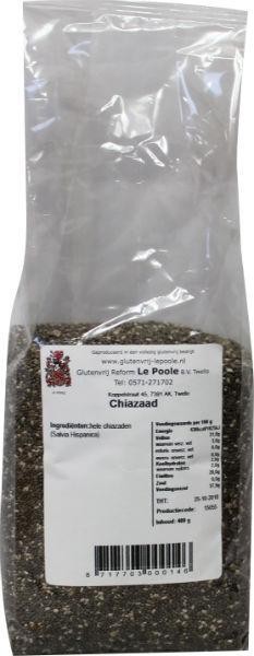 Le Poole Chia zaad (400 Gram)