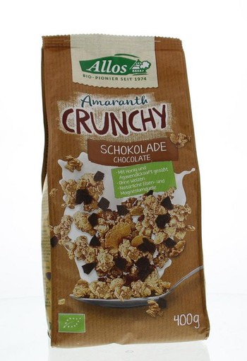 Allos Crunchy amarant chocolade bio (400 Gram)