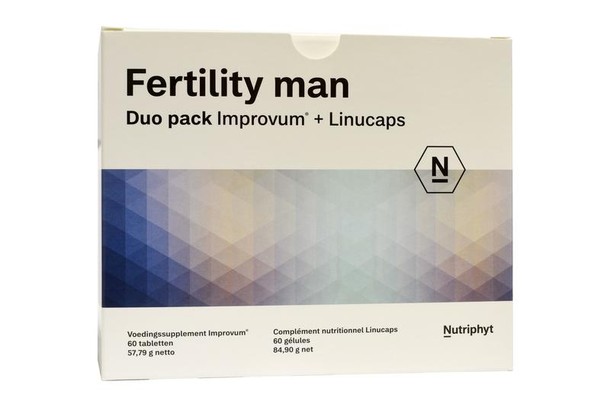 Nutriphyt Fertility man duo 2 x 60 capsules (120 Capsules)