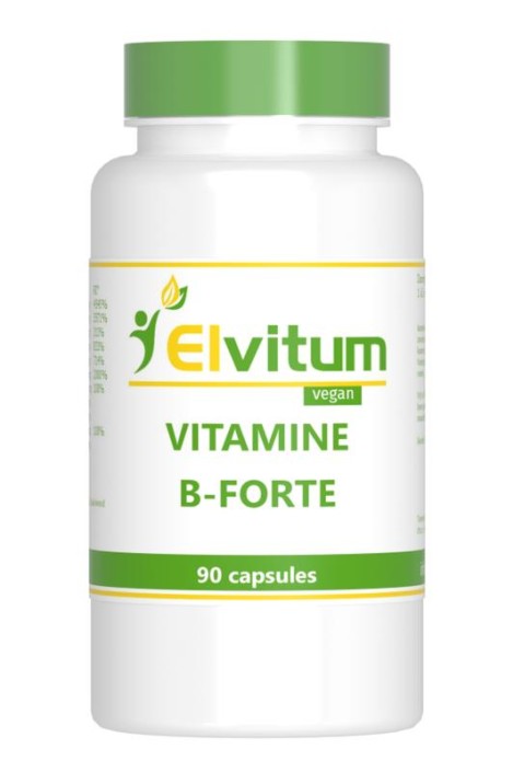 Elvitaal/elvitum Vitamine B-forte gistvrij (90 Vegetarische capsules)