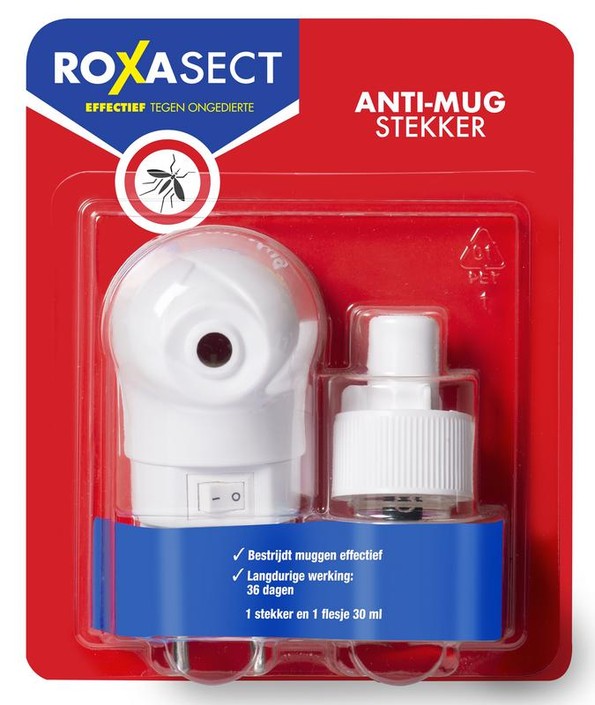 Roxasect Stekker tegen muggen op basis van prallethrin (1 Stuks)