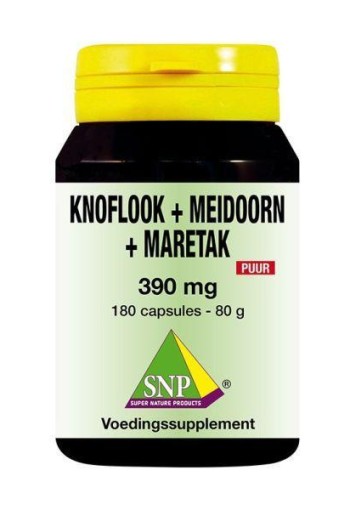 SNP Knoflook-meidoorn-maretak 390 mg puur (180 Capsules)