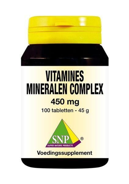 SNP Vitamines mineralen complex 450mg (100 Tabletten)