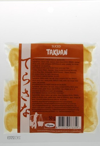 TS Import Slices Takuan daikonradijs pickled (50 Gram)
