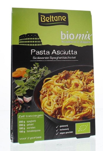 Beltane Asciutta Siciliaanse spaghetti schotel mix bio (29,8 Gram)
