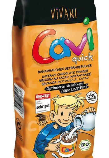 Vivani Cavi Quick instant cacao drink bio (400 Gram)