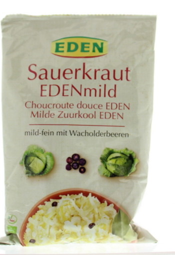 Eden Zuurkool mild (zakje) bio (500 Gram)