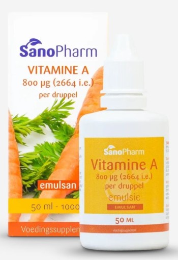 Sanopharm Vitamine A Emulsan (50 Milliliter)