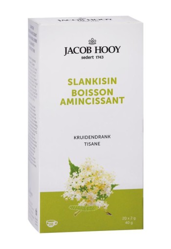 Jacob Hooy Slankisin/slankheidskruiden thee (20 Zakjes)