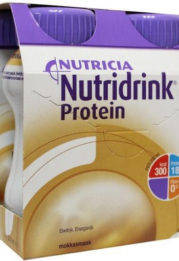 Nutridrink Proteine mokka 200ml (4 Stuks)