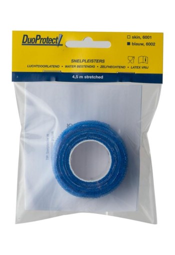 Duoprotect Snelpleisters blauw (1 Rol)