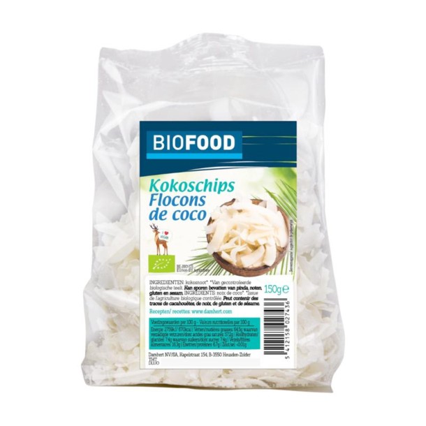 Biofood Kokoschips bio (150 Gram)