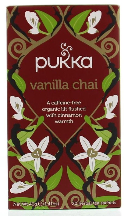 Pukka Vanille chai tea bio (20 Zakjes)