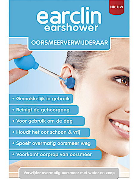 EarClin Ear­shower oor­smeer­ver­wij­de­raar vol­was­sen 10 ml