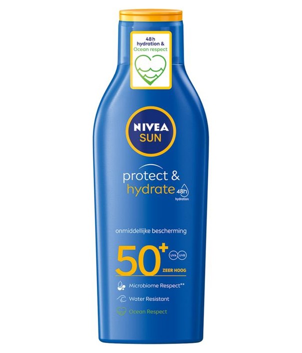 Nivea Sun protect & hydrate zonnemelk SPF50 200 Milliliter