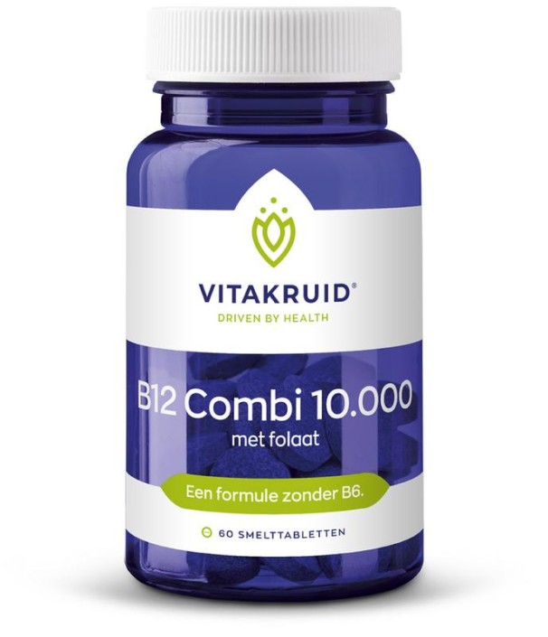 Vitakruid B12 Combi 10.000 met folaat (60 Smelttabletten)