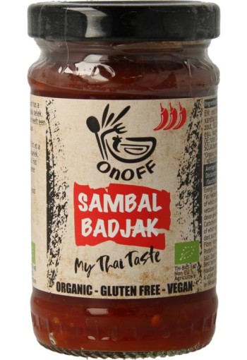 Onoff Sambal badjak bio (110 Gram)