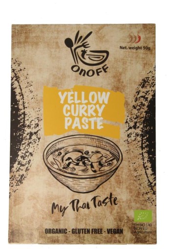 Onoff Thaise gele currypasta bio (50 Gram)