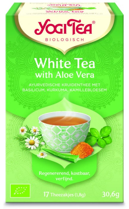 Yogi Tea White tea with aloe vera bio (17 Zakjes)