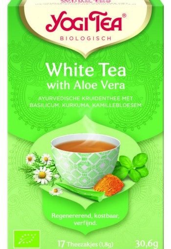 Yogi Tea White tea with aloe vera bio (17 Zakjes)